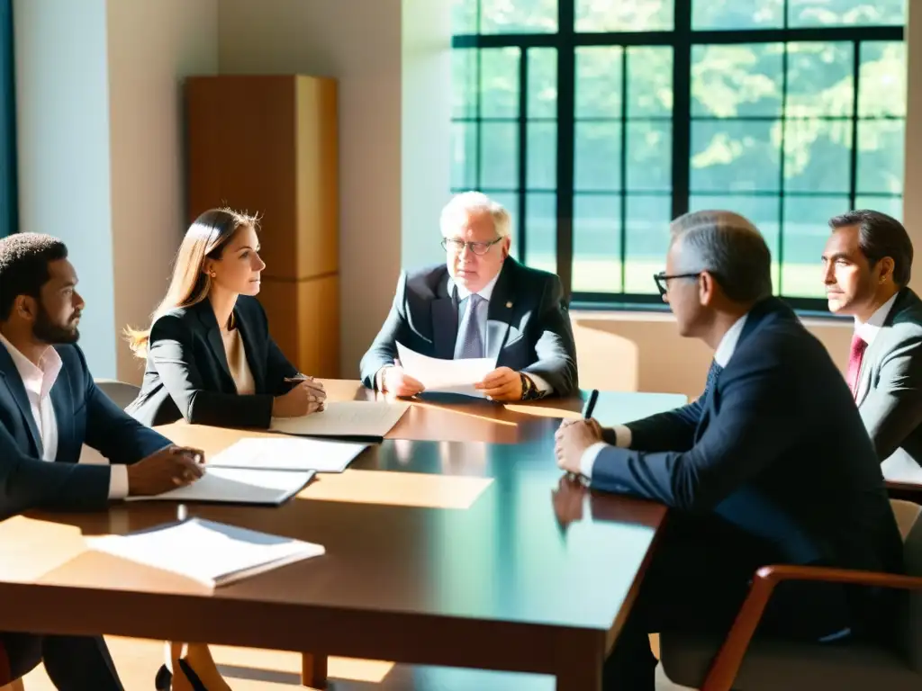 Abogados y fundaciones debaten la Ley de Mecenazgo Un grupo de abogados y representantes de fundaciones debaten intensamente las implicaciones de la Ley de Mecenazgo en España