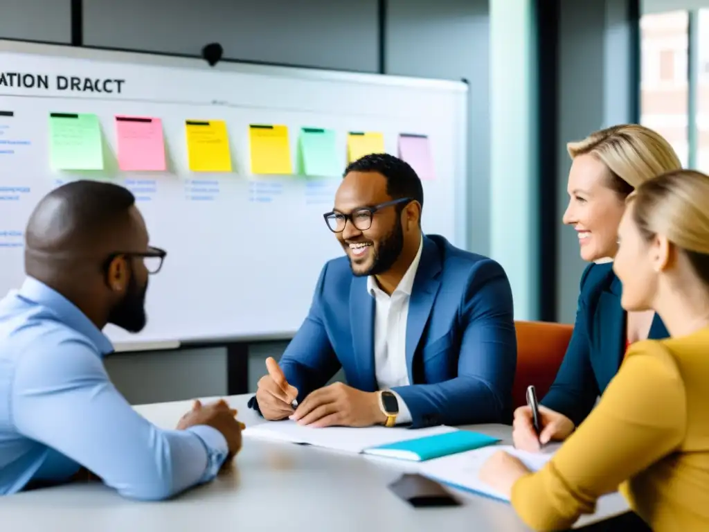 Brainstorming dinámico para medir impacto en fundaciones Profesionales y investigadores discuten estrategias innovadoras para medir impacto en fundaciones, fomentando una cultura de innovación