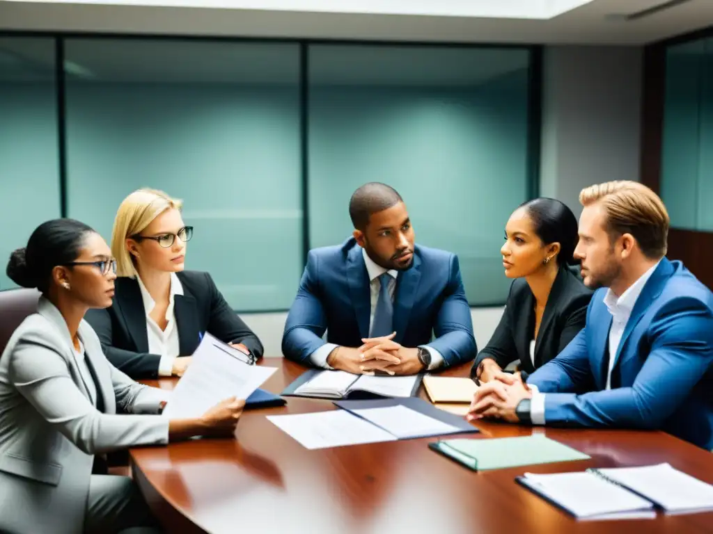 Profesionales en una reunión de adquisición de ONGs